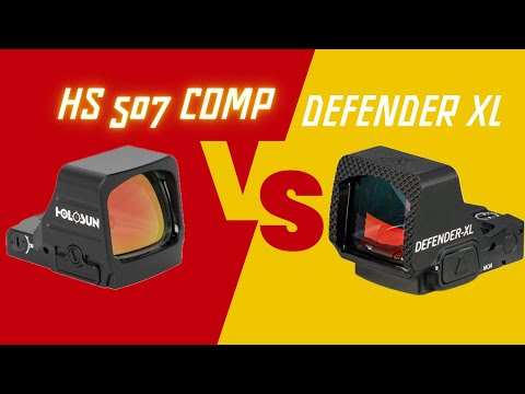 Holosun HS507 Comp VS Vortex Optics Defender XL – Big Window Red Dot Battle