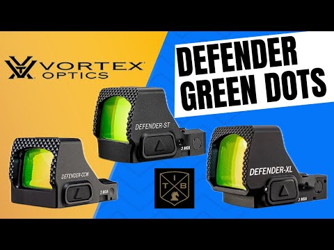New Vortex Defender Green Dots – CCW, ST, & XL