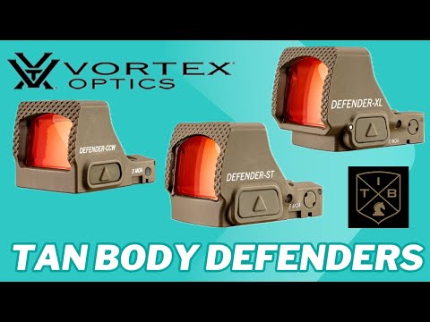 New Vortex Defender Tan Body Red Dots – Best handgun Red Dots?