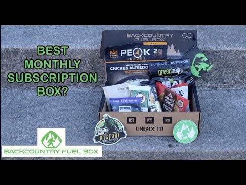 Best Monthly Subscription Box! / Back Country Fuel Box / Peak Refuel Freeze Dried food