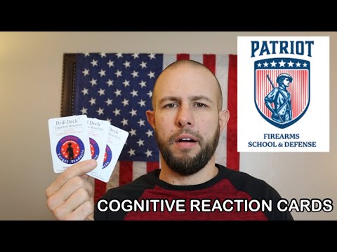 Drill Deck from Patriot Firearms School / Cognitive Reaction Cards / Sunday Drills with Tiberious