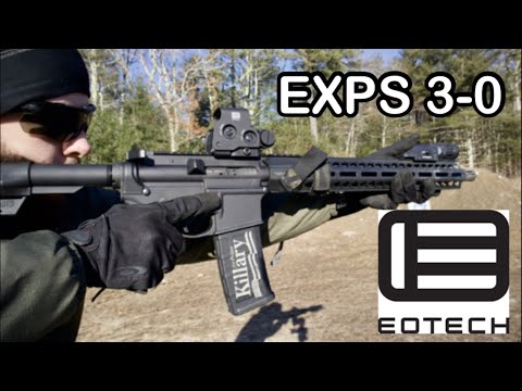 EOTECH EXPS 3-0 Holographic Weapon Sight Test & Review / Best Holographic Sight?