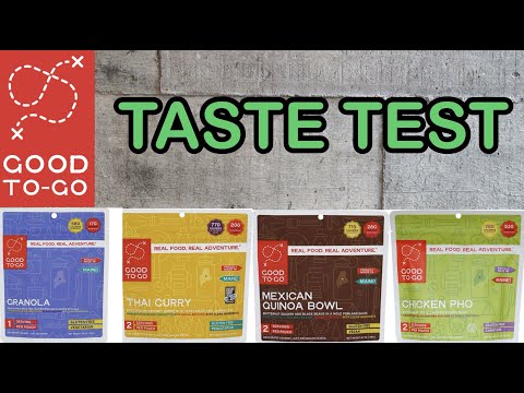 Good To Go Dehydrated Food Taste Test and Review