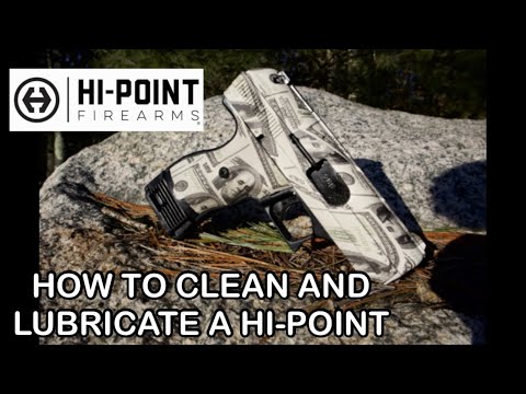 HOW TO DISASSEMBLE CLEAN AND LUBRICATE A HI-POINT PISTOL / PROBLEM SOLVER / GLOCK 40