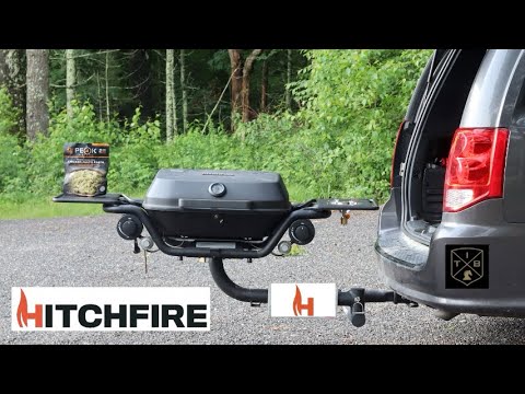 HitchFire Adventure Grilling Forge 15 Review / Gas grill that mounts to your trailer hitch!