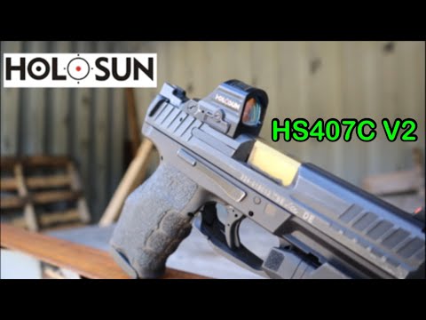 Holosun HS407C V2 Pistol Mounted Red Dot Test & Review / Best Handgun Budget Red Dot?