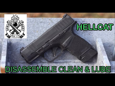How to Disassemble Clean & Lube / Springfield Armory Hellcat / Breakthrough Clean / 9mm Pistol