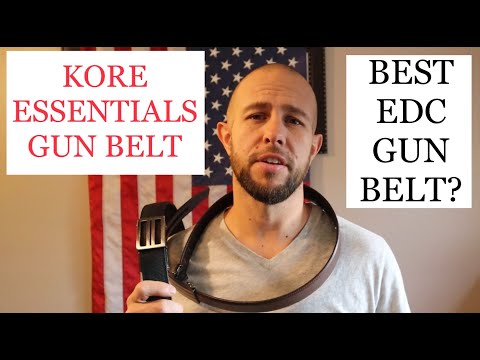KORE ESSENTIALS BELT/ BEST EDC GUN BELT / TWO MINUTE TUESDAY