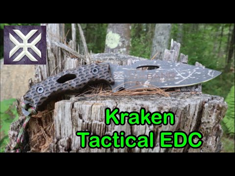 Kraken Tactical EDC Custom Handmade DOLOS COMBAT SCALPER Knife
