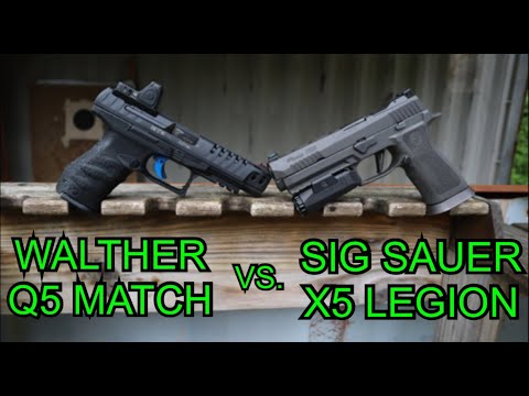 SIG SAUER P320 X5 LEGION VS. WALTHER Q5 MATCH