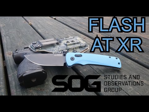 SOG Flash AT XR Knife Test and Review / SOG stepped up their game! Studies & Observations Group