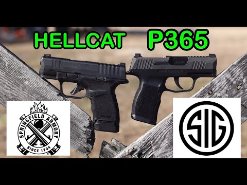 Sig Sauer P365 vs Springfield Armory Hellcat / Best Micro Compact 9mm Pistol