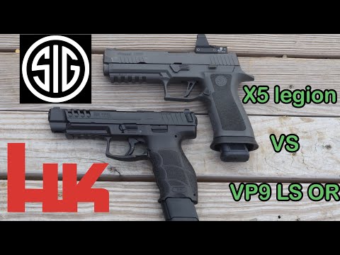 Sig Sauer X5 Legion vs H&K VP9 Long Slide Optics Ready / Best Competition Polymer Pistol?