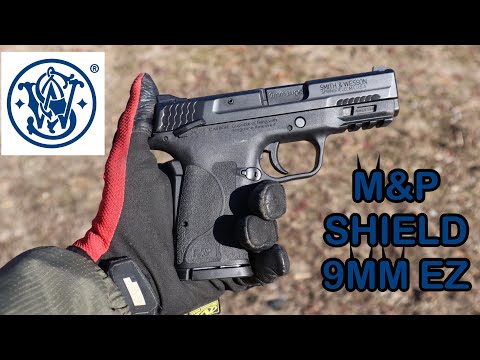 Smith and Wesson M&P Shield 9MM EZ Test & Review / Easiest Handgun to Load and Shoot