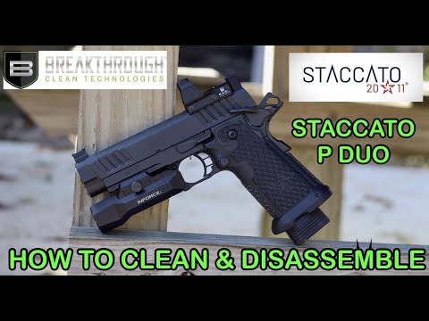 Staccato P Duo 2011 9mm / How to Disassemble, Clean and Lubricate / Breakthrough Clean