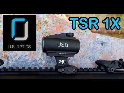 US Optics TSR 1X 5 MOA Red Dot Test & Review