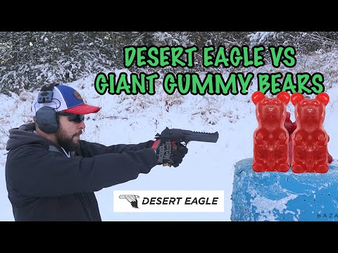 Insane .50AE Desert Eagle vs. Giant Gummy Bear: Witness the Mayhem!