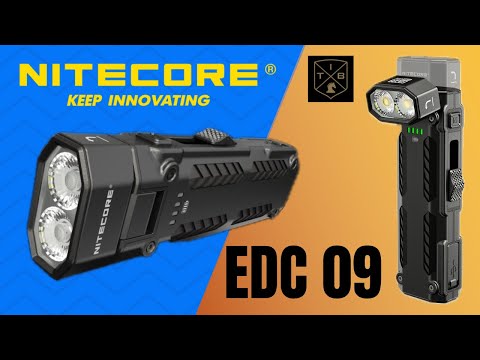 Nitecore EDC 09 – EDC Flashlights with Multiple Color Temps – 1600 Lumens – Right-Angle
