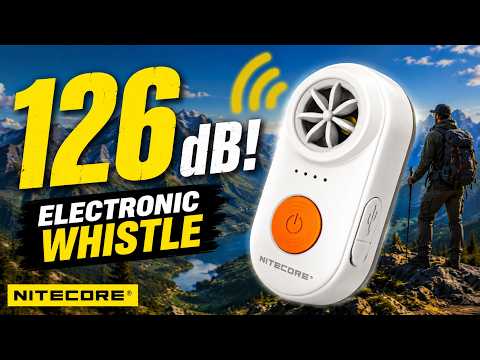 ➡️ Electronic Emergency Whistle — Nitecore NWE10 Review & Testing